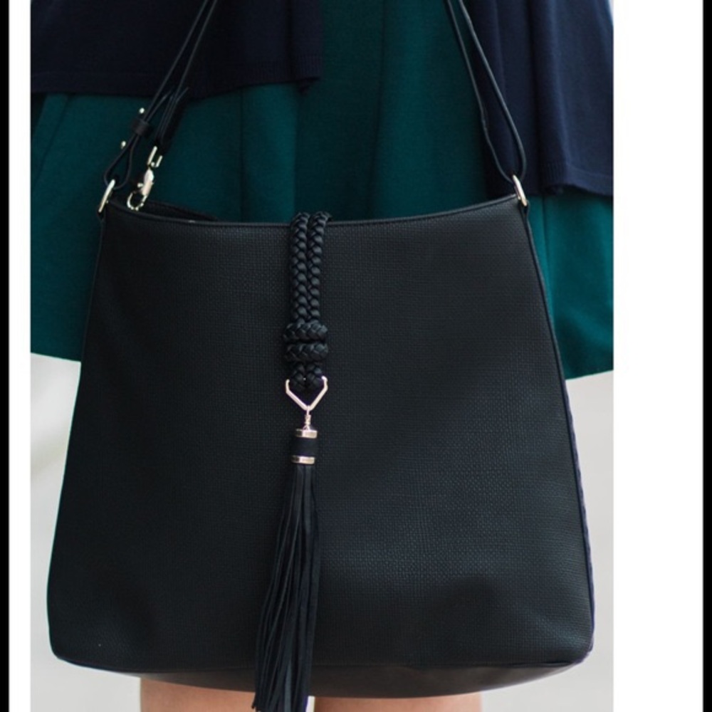 Stella and Dot Hayes Tassel Hobo Purse